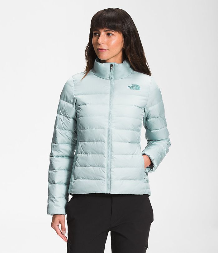 The North Face Aconcagua Womens Puffer Jacket Silver Blue 268791-YUV